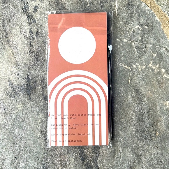 Rainbow Macrame Teether- Rose and Blush
Chewable Charms - Picture 5 of 5